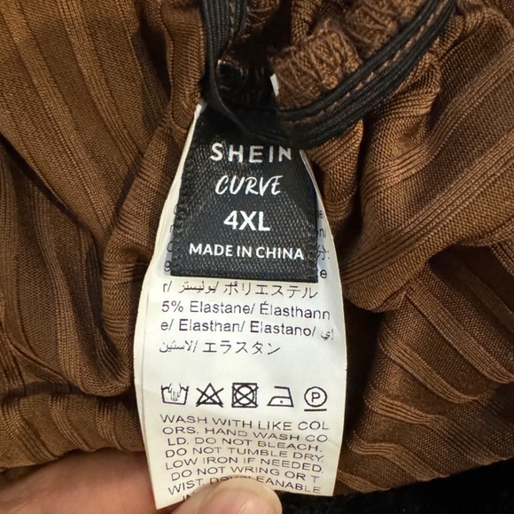 ‼️NIP‼️ Ribbed Knit Woman’s Midi Dress (2XL) - Picture 5 of 5